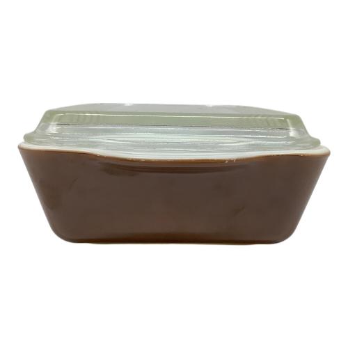 Pyrex (パイレックス) ガラスコンテナ Lサイズ ブラウン オールドパイレックス ウッドランド レフリジレーター