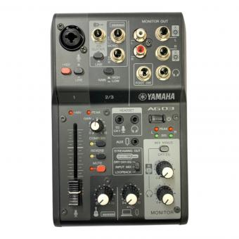 YAMAHA (ヤマハ) ライブストリーミングミキサー AG03 MK2