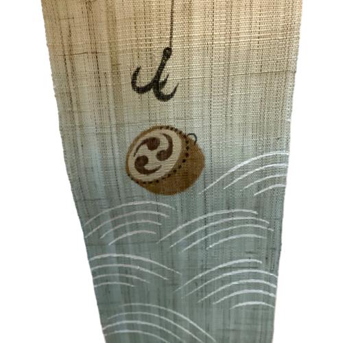 京都洛柿庵 (キョウトラクシアン) 細タペストリー「たいこつり」166×10.5cm タペストリー