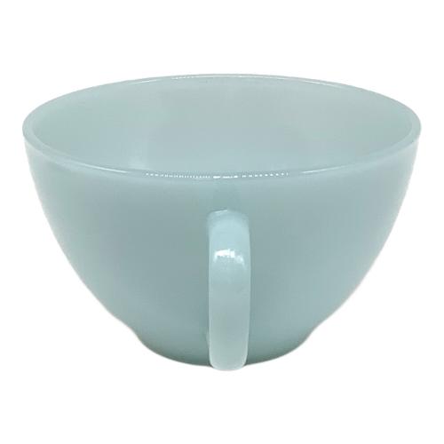 Fire King (ファイヤーキング) カップ&ソーサー スカイブルー