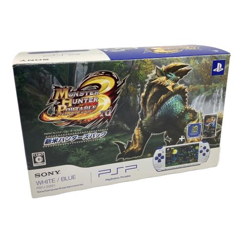 SONY (ソニー) PlayStation 新米ハンターズパック PSPJ-30021 動作確認済み ※ディスク版ソフト同梱 -