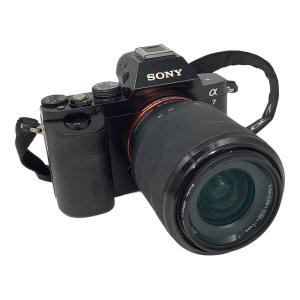 SONY (ソニー) ミラーレス一眼レフカメラ ズームキット 322 ILCE-7K 2430万画素(有効画素) CMOS 専用電池 SDXCカード対応 1/8000～30秒 ■