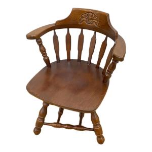 飛騨産業 (ヒダサンギョウ) 回転イス ブラウン キツツキ