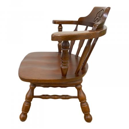 希少‼️飛騨産業　ダイニングチェアー　キツツキマーク　回転椅子 希少】飛騨産業 キツツキマーク ハイチェア 回転椅子 レトロ 木製 中古