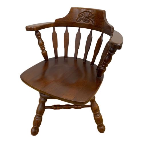 飛騨産業 (ヒダサンギョウ) 回転イス ブラウン キツツキ