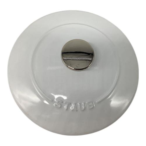 Staub (ストウブ) 鍋 SIZE 16 ホワイト ラ・ココット de GOHAN