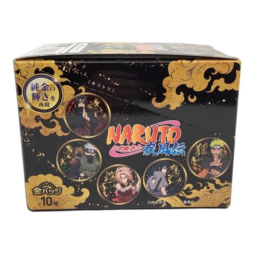 NARUTO (ナルト) キャラクターグッズ 金バッジ