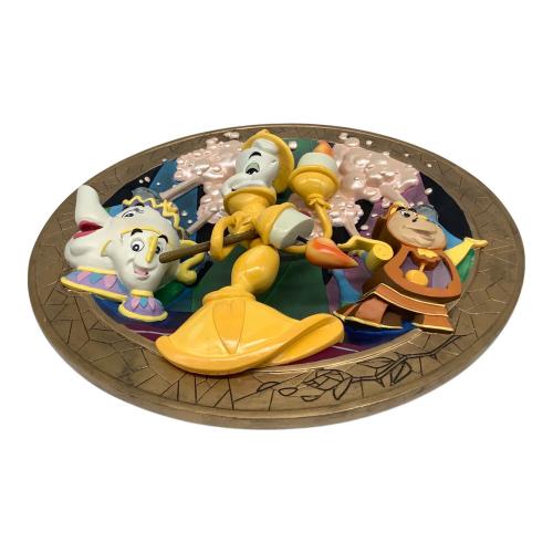 ディズニー　世界5000枚限定　美女と野獣　レリーフプレート　3D 飾り皿 ディズニー 世界5000枚限定 美女と野獣 レリーフプレート 3D 飾り皿