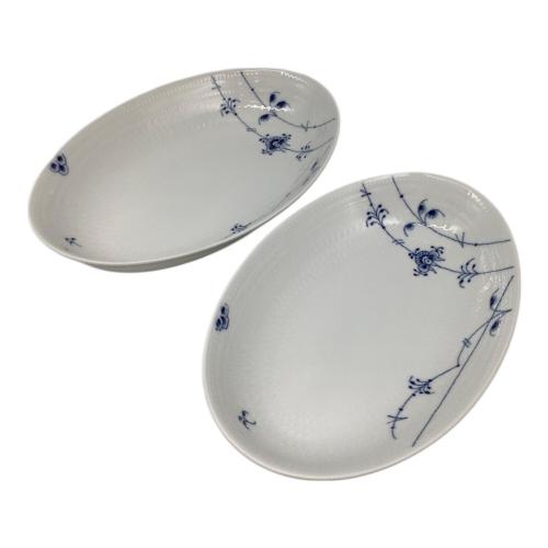 ROYAL COPENHAGEN (ロイヤル・コペンハーゲン) オーバルプレート ブルーパルメッテ