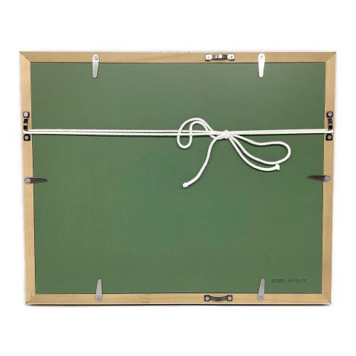 機動戦士ガンダム 伝統工芸シリーズ 木版画 額装 千社札3枚セット 地球連邦軍V作戦