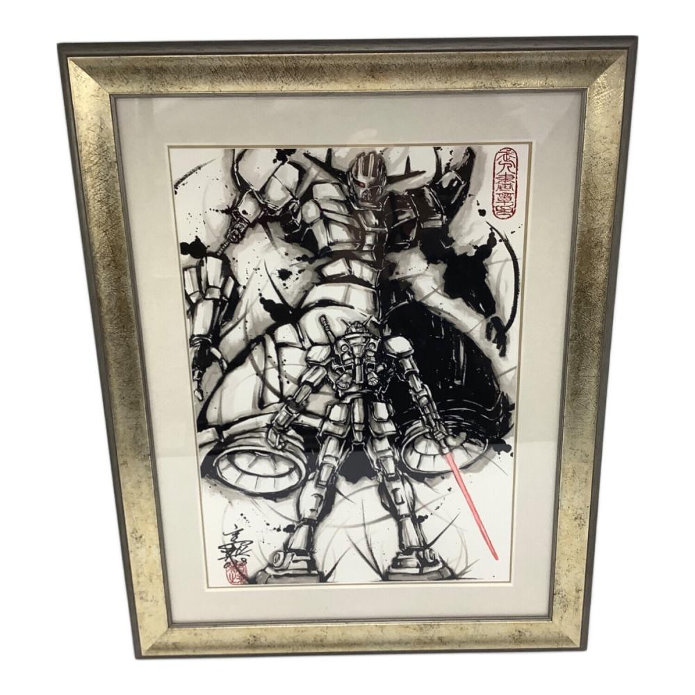 ガンダム キャラクターグッズ 武人画×機動戦士ガンダム 宇宙の対峙 ガンダム キャラクターグッズ 武人画×機動戦士ガンダム 宇宙の