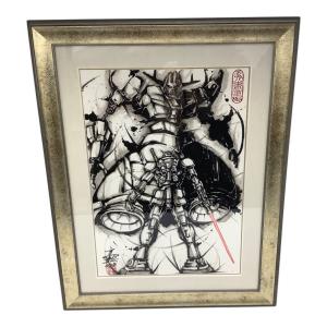 ガンダム キャラクターグッズ 武人画×機動戦士ガンダム 宇宙の対峙