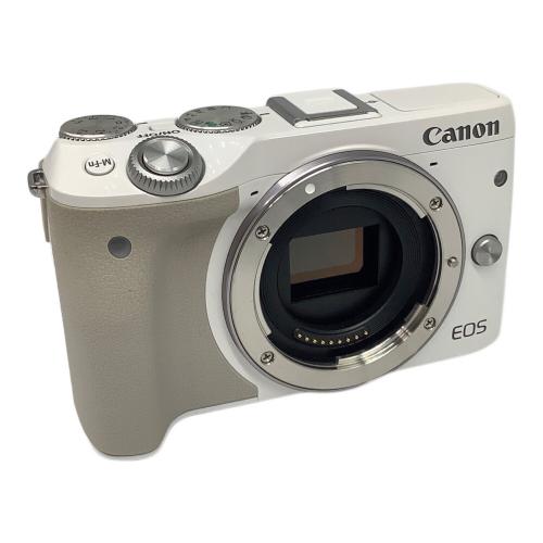 CANON (キヤノン) ミラーレス一眼カメラ EOS M3 2470万画素(総画素) 2420万画素(有効画素) 専用電池 最高約4.2コマ/秒 081043001519