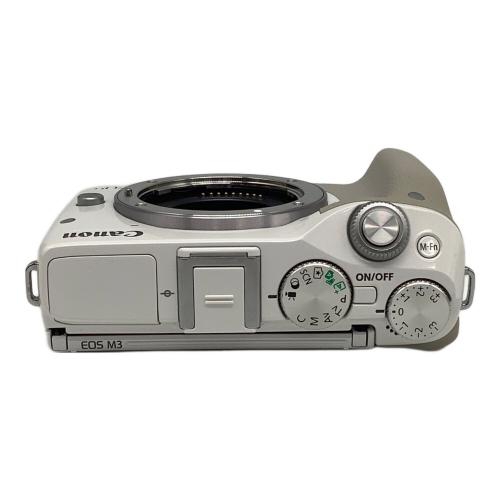 CANON (キヤノン) ミラーレス一眼カメラ EOS M3 2470万画素(総画素) 2420万画素(有効画素) 専用電池 最高約4.2コマ/秒 081043001519