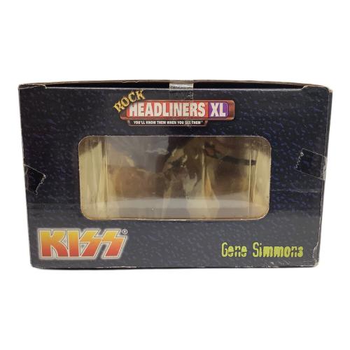 KISS（キッス） GENE SIMMONS（ジーン・シモンズ） ROCK HEADLINERS XL フィギュア