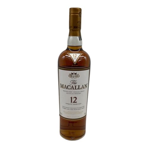 サントリー ウィスキー 700ml THE MACALLAN 12年 未開封