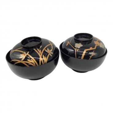 【お正月】平安象彦(作) 雲錦重　二段　漆器　美品 お正月】平安象彦(作) 雲錦重 二段 漆器 美品