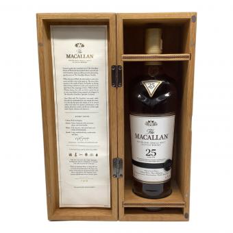 マッカラン (MACALLAN) スコッチウィスキー 沈殿物有 700ml 25年 2019 未開封 スコットランド