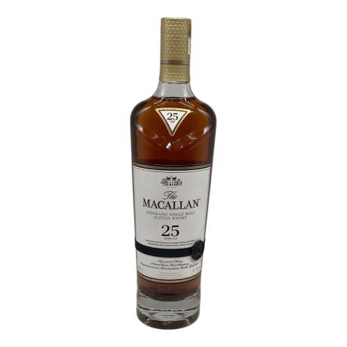 マッカラン (MACALLAN) スコッチウィスキー 沈殿物有 700ml 25年 2019 未開封 スコットランド