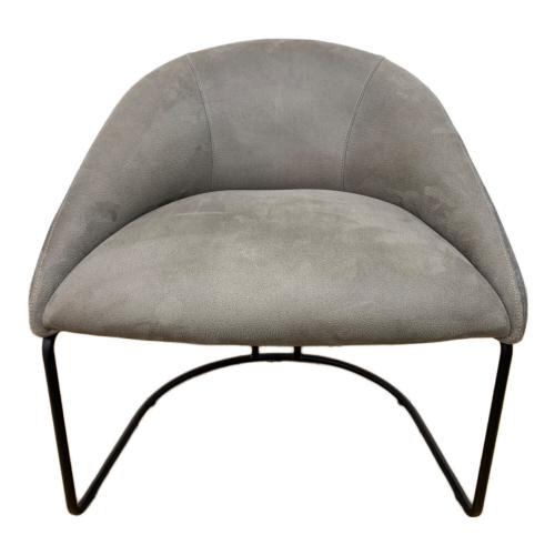 AbitaStyle (アビタスタイル) チェア グレー スエード 1人掛け