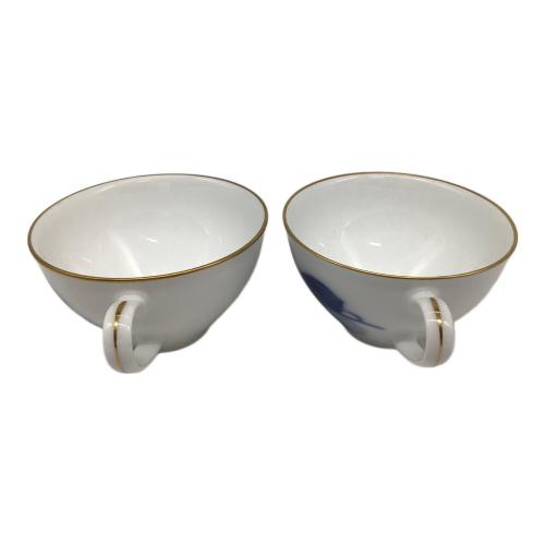 大倉陶園 (オオクラトウエン) カップ&ソーサー ブルーローズ(8211) カップ&ソーサー2・プレート2