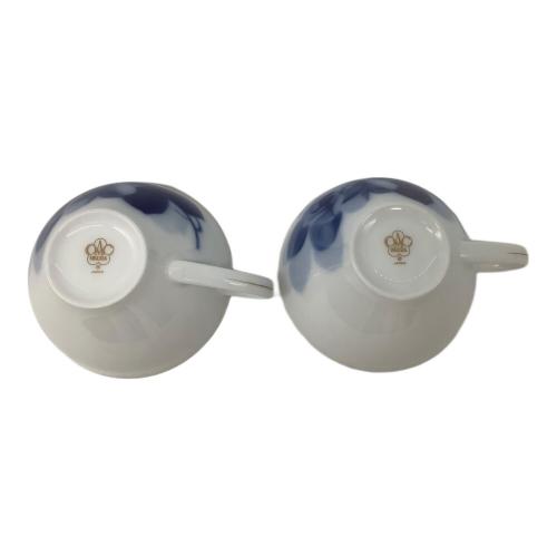 大倉陶園 (オオクラトウエン) カップ&ソーサー ブルーローズ(8211) カップ&ソーサー2・プレート2