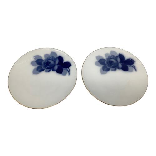 大倉陶園 (オオクラトウエン) カップ&ソーサー ブルーローズ(8211) カップ&ソーサー2・プレート2