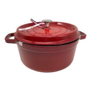 Staub (ストウブ) ココット ラウンド SIZE 24cm レッド 1102406