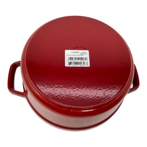 Staub (ストウブ) ココット ラウンド SIZE 24cm レッド 1102406