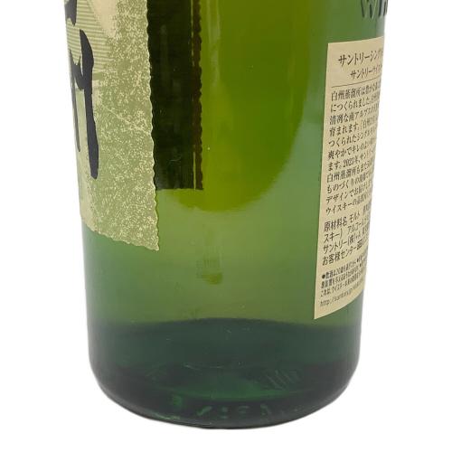 サントリー シングルモルトウイスキー 700ml 白州 12年 未開封