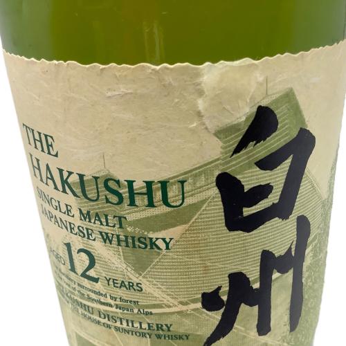 サントリー シングルモルトウイスキー 700ml 白州 12年 未開封