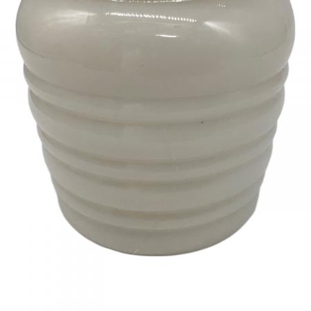 Fire King (ファイヤーキング) グリースジャー ミルクガラス