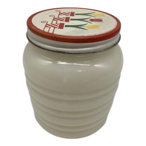 Fire King (ファイヤーキング) グリースジャー ミルクガラス チューリップ 1940～1950年代