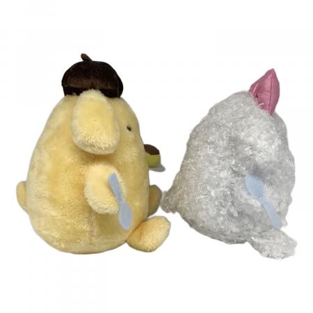 サンリオグッズ KDDIぬいぐるみ電報 ポムポムプリン ぬいぐるみセット