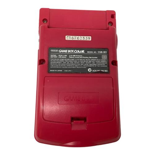 Nintendo (ニンテンドー) GAMEBOY COLOR 画面ヤケ有 CGB-001 動作確認済み ■