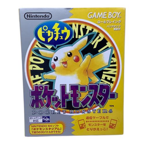 Nintendo (ニンテンドー) ポケットモンスター ピカチュウ ゲームボーイ用ソフト -