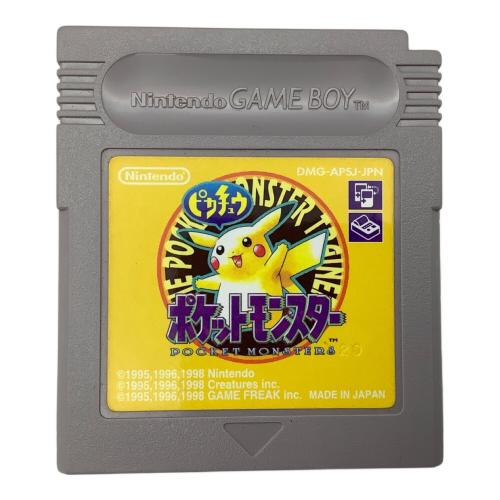 Nintendo (ニンテンドー) ポケットモンスター ピカチュウ ゲームボーイ