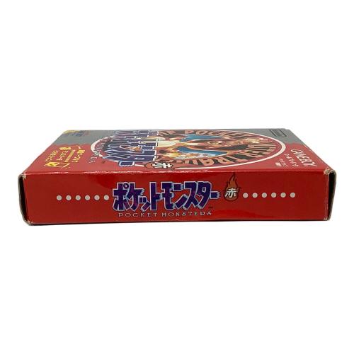 Nintendo (ニンテンドー) ポケットモンスター赤 ゲームボーイ用ソフト -