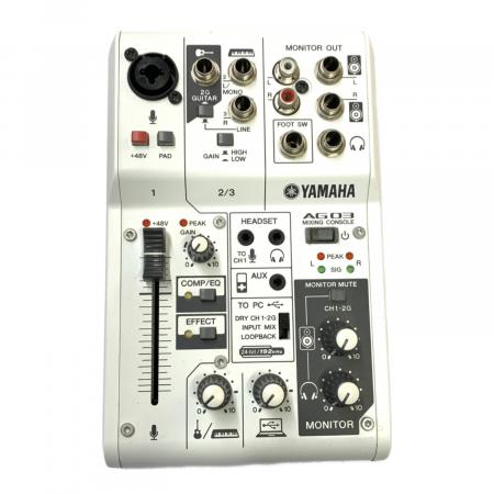 YAMAHA (ヤマハ) ミキサー ag03 オーディオインターフェース