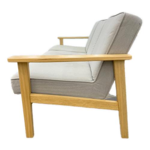 無印良品 (ムジルシリョウヒン) 3人掛けソファー グレー ファブリック