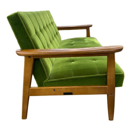 カリモク60 (カリモクロクマル) Kチェア 2シーター モケットグリーン