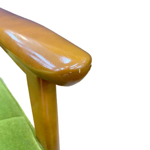 カリモク60 (カリモクロクマル)　Kチェア 2シーター  モケットグリーン W36173QW  ファブリック