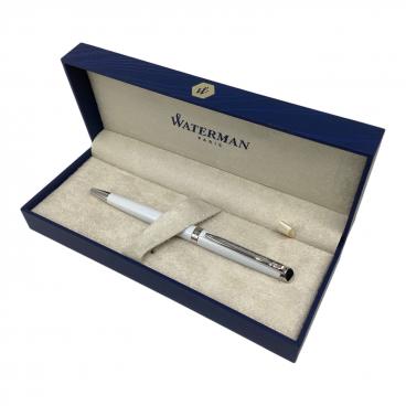 WATERMAN シルバーボールペン 専用ケース付き WATERMAN (ウォーターマン) ボールペン ペンケース付 エキスパート