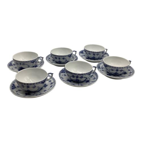 ROYAL COPENHAGEN (ロイヤル・コペンハーゲン) カップ&ソーサー 081 ブルーフルーテッド・ハーフレース