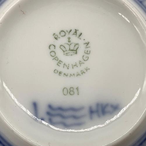 ROYAL COPENHAGEN (ロイヤル・コペンハーゲン) カップ&ソーサー 081 ブルーフルーテッド・ハーフレース