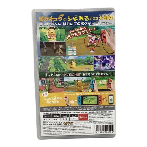 Nintendo (ニンテンドー) ポケットモンスター Let’s Go！ ピカチュウ/Switch/HACPADW2A/A 全年齢対象 Nintendo Switch用ソフト CERO A (全年齢対象)