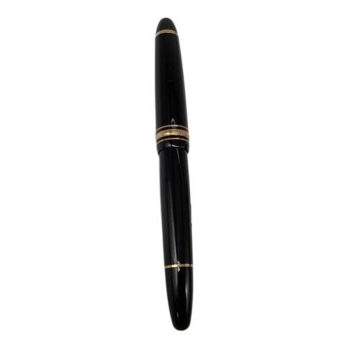 MONTBLANC (モンブラン) 万年筆 ブラック F マイスターシュテュック ペン先：14K