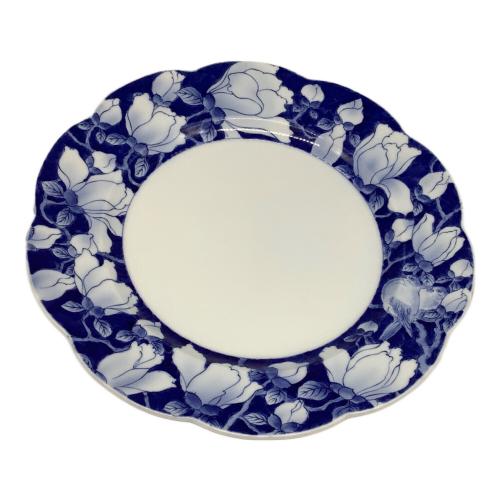 深川製磁 (フカガワセイジ) ミート皿 花鳥外濃