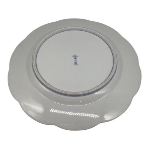 深川製磁 (フカガワセイジ) ミート皿 花鳥外濃