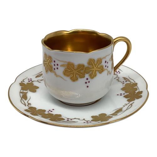 大倉陶園 (オオクラトウエン) カップ&ソーサー 金彩葡萄